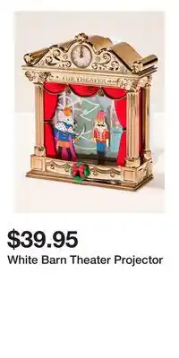 Bath & Body Works White Barn Theater Projector offer