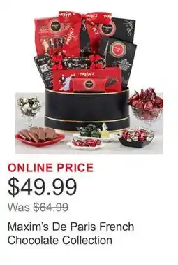 Costco Maxim's De Paris French Chocolate Collection offer