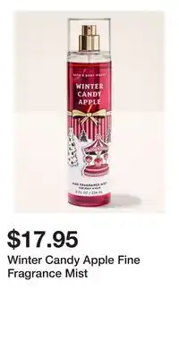 Bath & Body Works Winter Candy Apple Fine Fragrance Mist offer