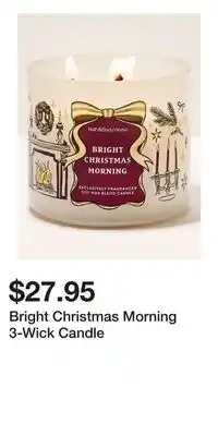 Bath & Body Works Bright Christmas Morning 3-Wick Candle offer