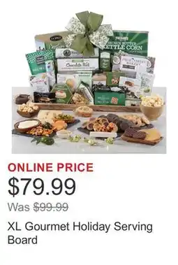 Costco XL Gourmet Holiday Serving Board offer
