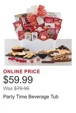 Costco Party Time Beverage Tub offer