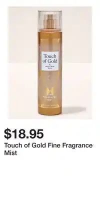 Bath & Body Works Touch of Gold Fine Fragrance Mist offer