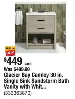The Home Depot Glacier Bay Camley 30 in. offer