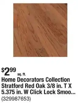 The Home Depot Home Decorators Collection Stratford Red Oak 3/8 in. offer