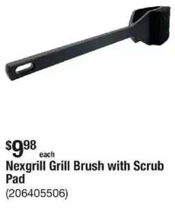 The Home Depot Nexgrill Grill Brush with Scrub Pad offer
