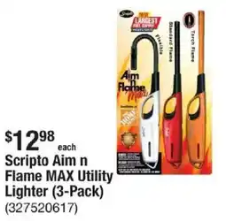 The Home Depot Scripto Aim n Flame MAX Utility Lighter offer