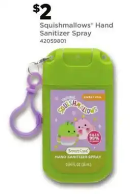 Dollar General Squishmallows Hand Sanitizer Spray offer