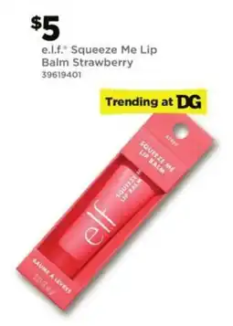 Dollar General e.l.f.” Squeeze Me Lip Balm Strawberry offer