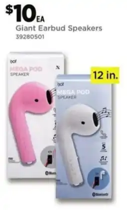Dollar General Giant Earbud Speakers offer