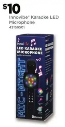 Dollar General Innovibe Karaoke LED Microphone offer