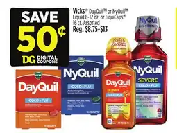 Dollar General Vicks DayQuil TM or NyQuil TM Liquid offer