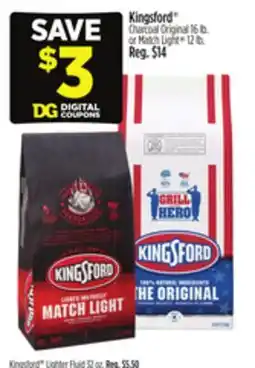 Dollar General Kingsford Charcoal Original or Match Light offer
