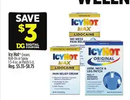 Dollar General Icy Hot Cream, Roll-On or Spray or Patch offer