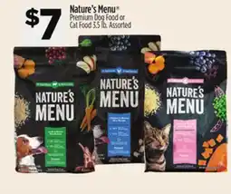 Dollar General Nature's Menu Premium Dog Food or $7 Cat Food offer