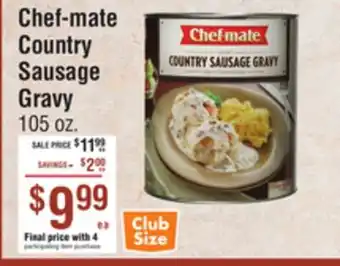 Smart & Final Chef-mate Country Sausage Gravy offer