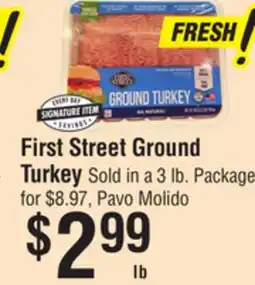 Smart & Final First Street Ground Turkey offer