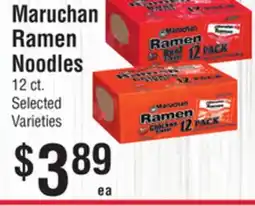Smart & Final Maruchan Ramen Noodles offer