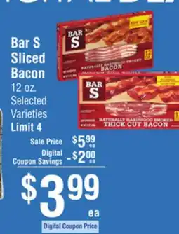 Smart & Final Bar S Sliced Bacon offer