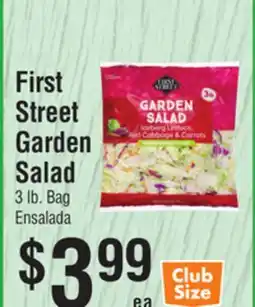 Smart & Final First Street Garden Salad offer