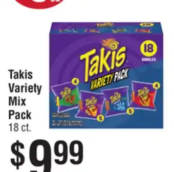 Smart & Final Takis Variety Mix Pack offer