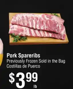 Smart & Final Pork Spareribs offer