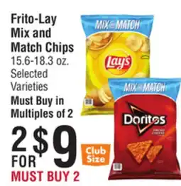 Smart & Final Frito-Lay Mix and Match Chips offer