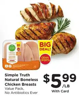 Ralphs Simple Truth Natural Boneless Chicken Breasts offer
