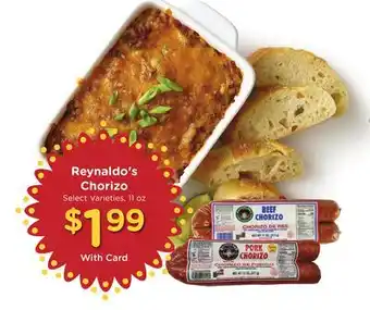 Ralphs Reynaldo's Chorizo offer