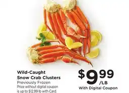 Ralphs Wild-Caught Snow Crab Clusters offer