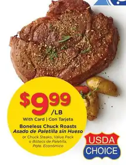 Ralphs Boneless Chuck Roasts offer