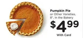 Ralphs Pumpkin Pie offer