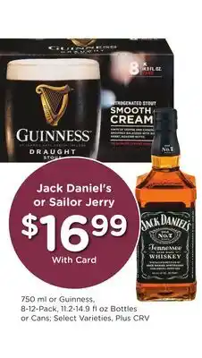 Ralphs Jack Daniel's or Sailor Jerry offer