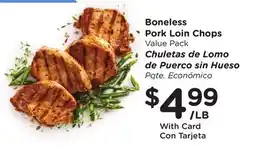 Ralphs Boneless Pork Loin Chops offer