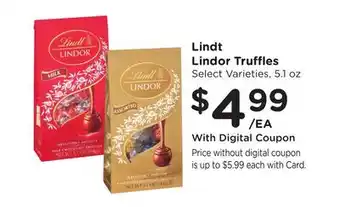 Ralphs Lindt Lindor Truffles offer