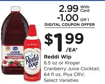 Ralphs Reddi Wip offer