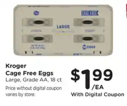 Ralphs Kroger Cage Free Eggs offer