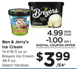 Ralphs Ben & Jerry's Ice Cream offer