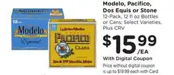 Ralphs Modelo, Pacifico, Dos Equis or Stone offer
