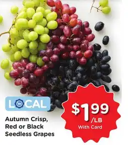Ralphs Autumn Crisp, Red or Black Seedless Grapes offer