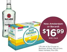 Ralphs New Amsterdam or Bacardi offer