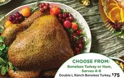 Ralphs Double L Ranch Boneless Turkey offer