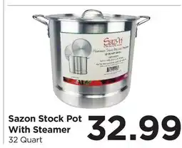 Food 4 Less Sazon Stock Pot With Steamer offer