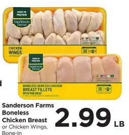 Food 4 Less Sanderson Farms Boneless Chicken Breast offer