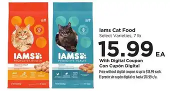 Food 4 Less Iams Cat Food offer