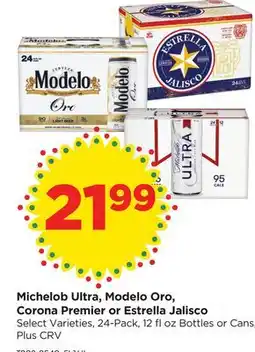 Food 4 Less Michelob Ultra, Modelo Oro, Corona Premier or Estrella Jalisco offer
