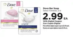 Food 4 Less Dove Bar Soap offer