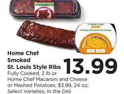 Food 4 Less Home Chef Smoked St. Louis Style Ribs offer