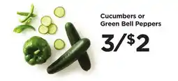 Food 4 Less Cucumbers or Green Bell Peppers offer