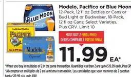 Food 4 Less Modelo, Pacifico or Blue Moon offer